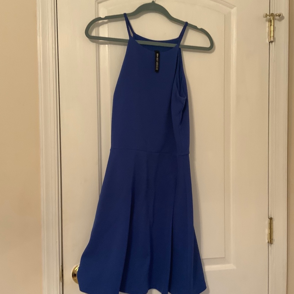 Blue dress
